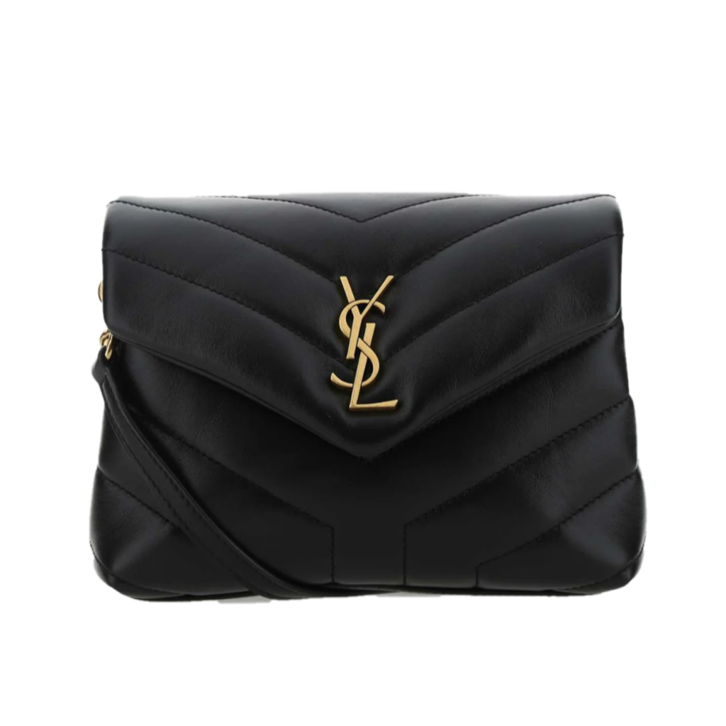 Saint Laurent Loulou Toy Logo Plaque Shoulder Bag